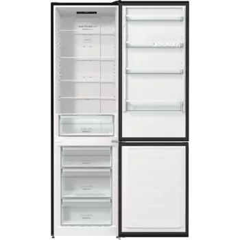 Gorenje NRK6202EBXL4 šaldytuvas-šaldiklis, laisvai pastatomas, 331 L, juodas
