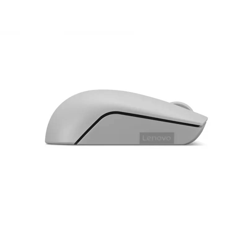 Belaidė pelė Lenovo Compact Mouse Arctic Grey – ambidekstrinė, RF, 1000 DPI, 3 mygtukai