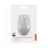 Belaidė pelė Lenovo Compact Mouse Arctic Grey – ambidekstrinė, RF, 1000 DPI, 3 mygtukai