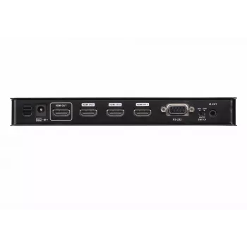 ATEN VS481C 4 prievadų tikras 4K HDMI jungiklis, metalinis, juodas, 60 Hz, 3 m, 18 Gbit/s