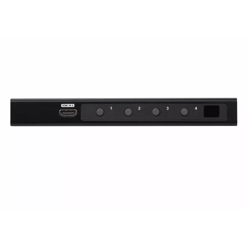 ATEN VS481C 4 prievadų tikras 4K HDMI jungiklis, metalinis, juodas, 60 Hz, 3 m, 18 Gbit/s