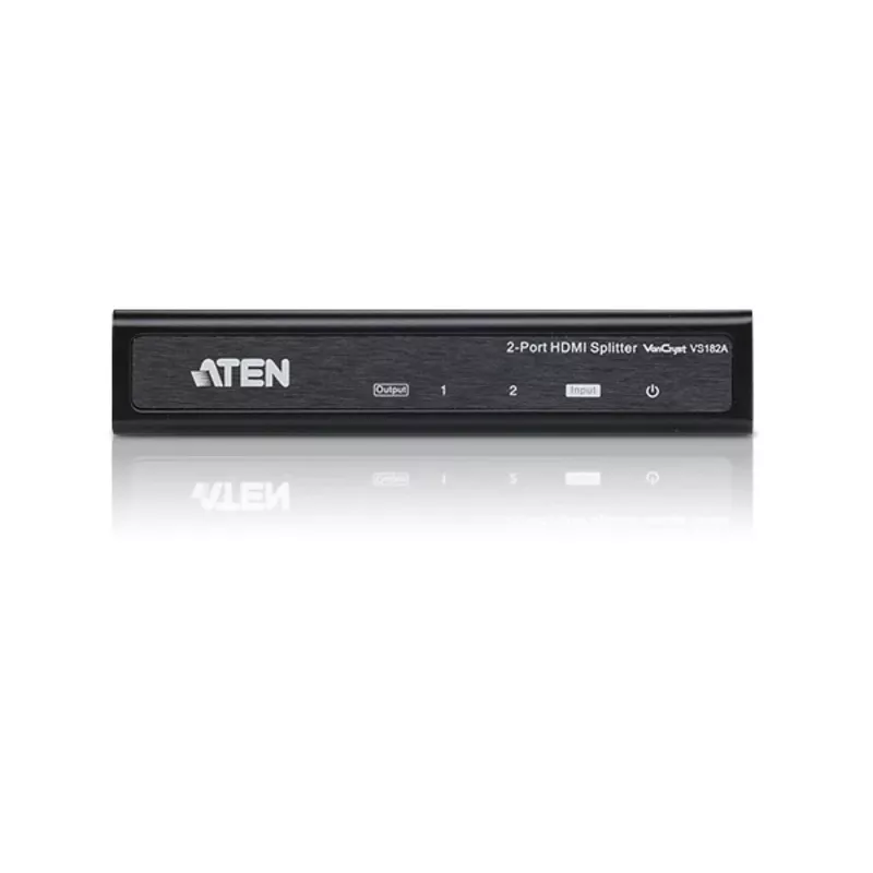 ATEN VS182A HDMI skirstytuvas 2 prievadai, 4Kx2K, juodas, metalinis