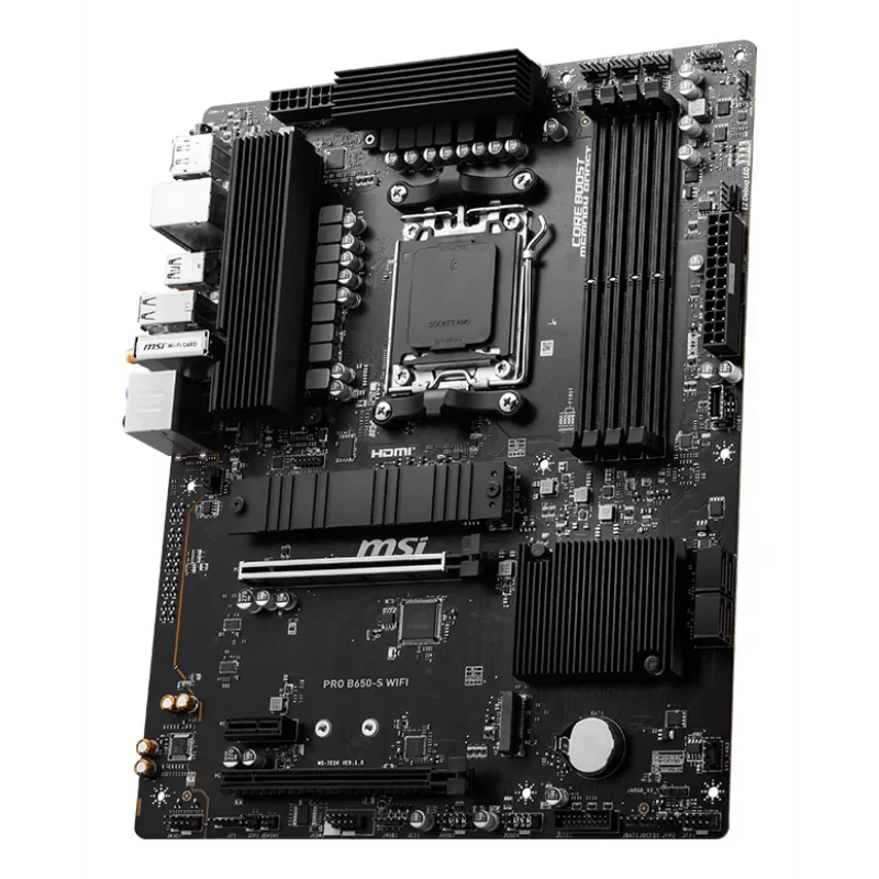 MSI PRO B650-S WIFI pagrindinė plokštė AMD B650 Socket AM5 ATX