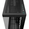 DeepCool CH780 Full Tower korpusas žaidimų kompiuteriui, E-ATX, grūdinto stiklo šoninis langelis, be maitinimo šaltinio, juodas