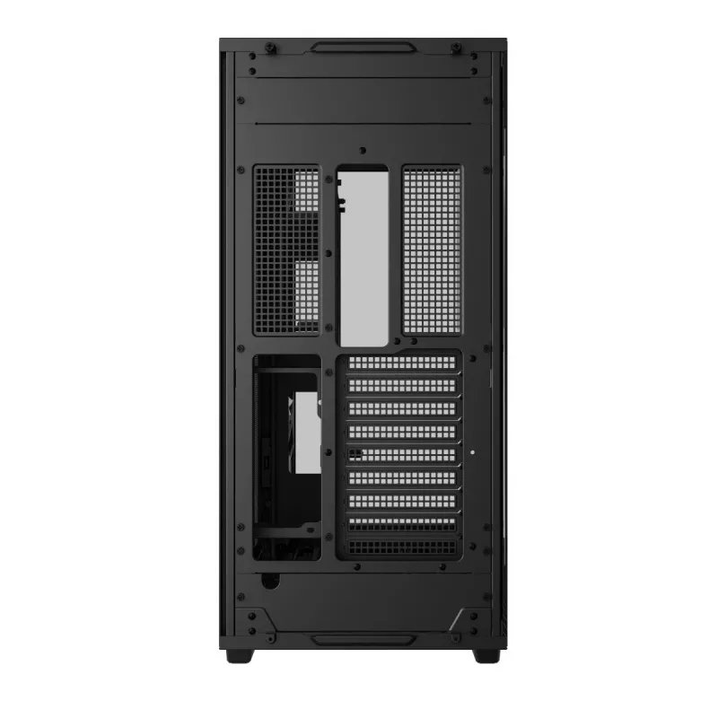 DeepCool CH780 Full Tower korpusas žaidimų kompiuteriui, E-ATX, grūdinto stiklo šoninis langelis, be maitinimo šaltinio, juodas