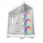 Korpusas DeepCool CH780 WH Baltas – Full Tower, E-ATX, grūdintas stiklas, aRGB, 48 cm GPU, 13,2 cm aušintuvas