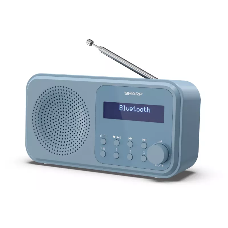 Sharp DR-P420(BL) Tokyo nešiojamasis skaitmeninis radijas, DAB, DAB+, FM, 2 W, AAC