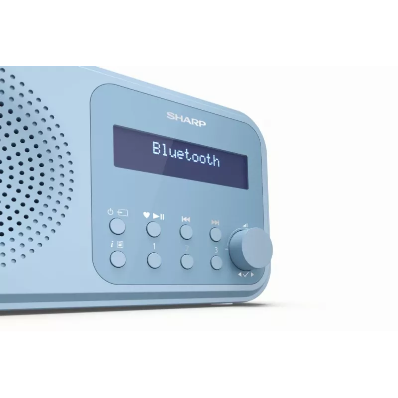 Sharp DR-P420(BL) Tokyo nešiojamasis skaitmeninis radijas, DAB, DAB+, FM, 2 W, AAC