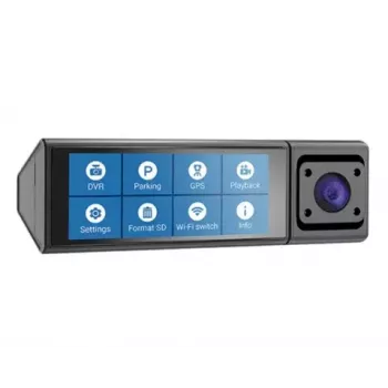 Automobilinis vaizdo registratorius Navitel RC3 PRO – Full HD, dvi kameros, 3,16 colių IPS ekranas