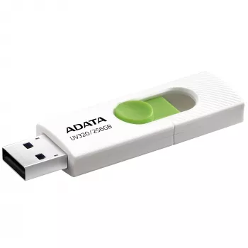 ADATA UV320 USB atmintukas 256 GB USB Type-A 3.2 Gen 1 (3.1 Gen 1) Žalia, Balta