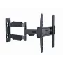 Gembird WM-55ST-02 judamas sieninis TV laikiklis 32–55" ekranams, VESA 100x100–400x400, pasvirimas nuo -5° iki 8°, sukimas ±90°, maks. 30 kg, plieninis, juodos spalvos