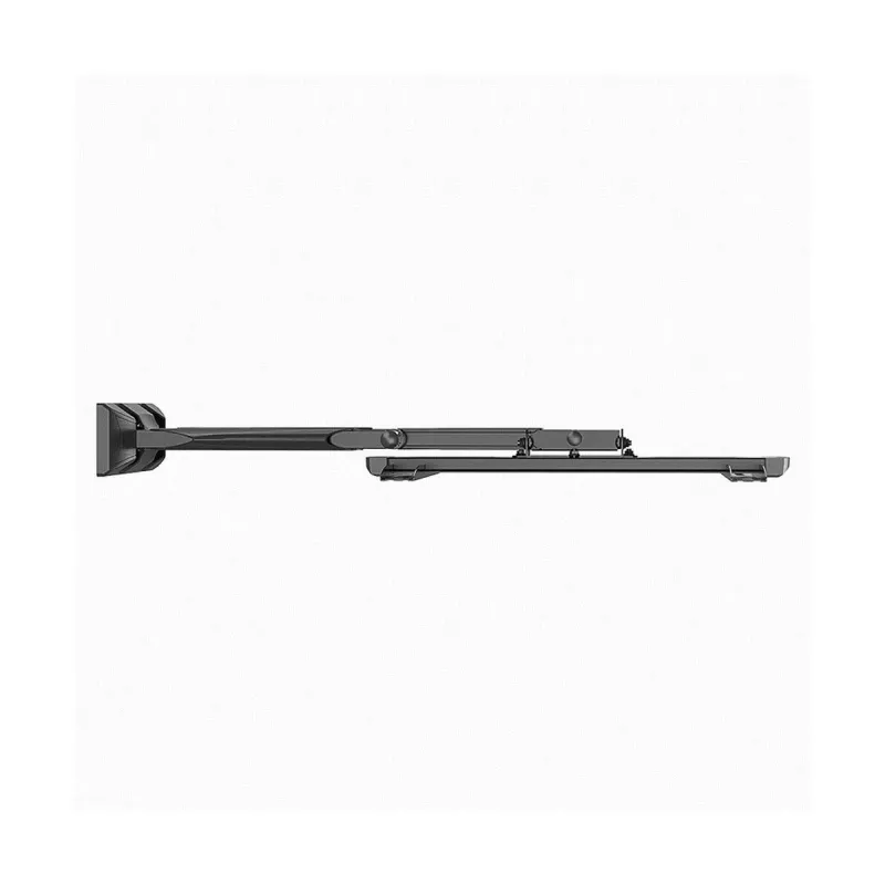Gembird WM-55ST-02 judamas sieninis TV laikiklis 32–55" ekranams, VESA 100x100–400x400, pasvirimas nuo -5° iki 8°, sukimas ±90°, maks. 30 kg, plieninis, juodos spalvos