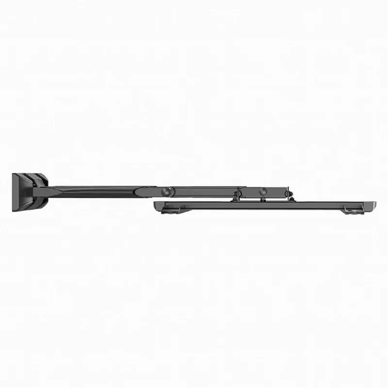 Gembird WM-55ST-02 judamas sieninis TV laikiklis 32–55" ekranams, VESA 100x100–400x400, pasvirimas nuo -5° iki 8°, sukimas ±90°, maks. 30 kg, plieninis, juodos spalvos