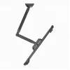 Gembird WM-55ST-02 judamas sieninis TV laikiklis 32–55" ekranams, VESA 100x100–400x400, pasvirimas nuo -5° iki 8°, sukimas ±90°, maks. 30 kg, plieninis, juodos spalvos