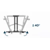 TV laikiklis Gembird WM-58ST-01 plieninis 58 colių 36,4 kg talpa