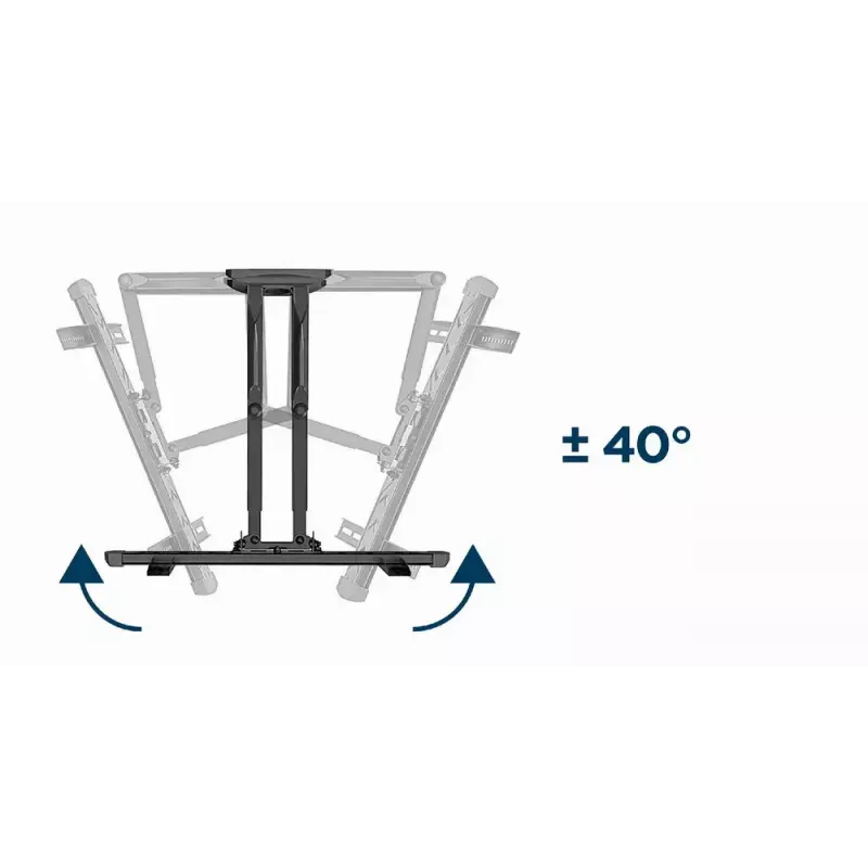 TV laikiklis Gembird WM-58ST-01 plieninis 58 colių 36,4 kg talpa
