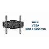 TV laikiklis Gembird WM-58ST-01 plieninis 58 colių 36,4 kg talpa