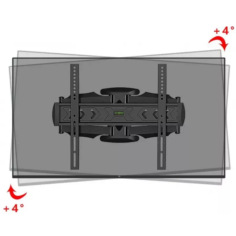 TV laikiklis Gembird WM-58ST-01 plieninis 58 colių 36,4 kg talpa