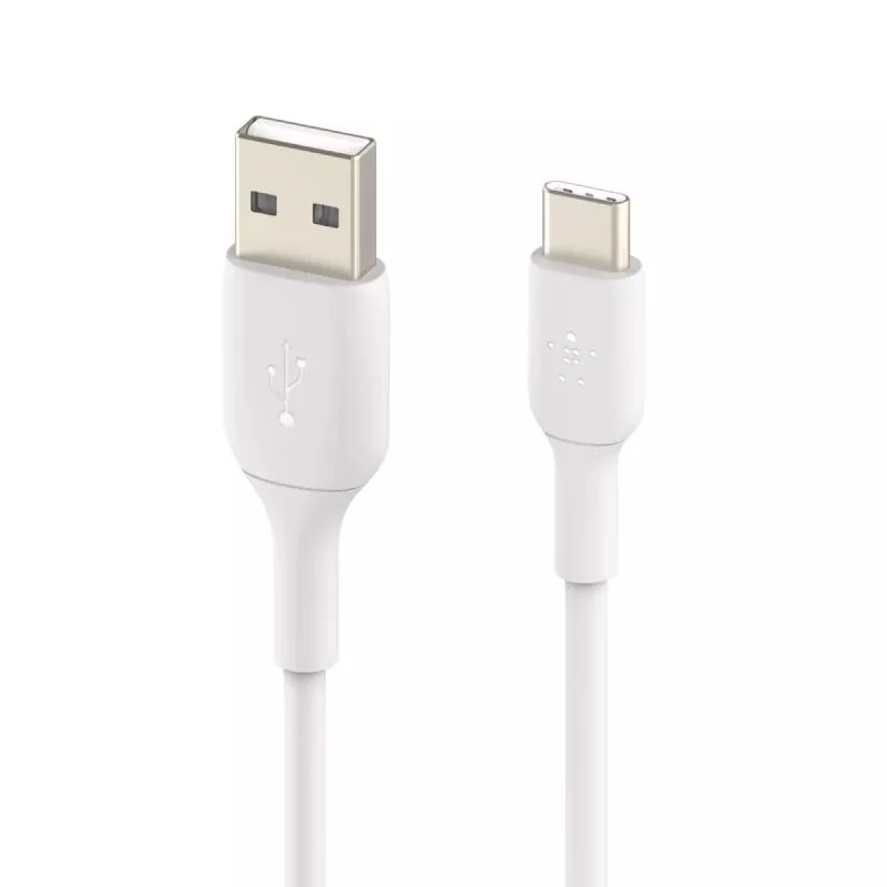USB laidas Belkin BoostCharge CAB001BT1MWH 1 m USB A į USB C baltas