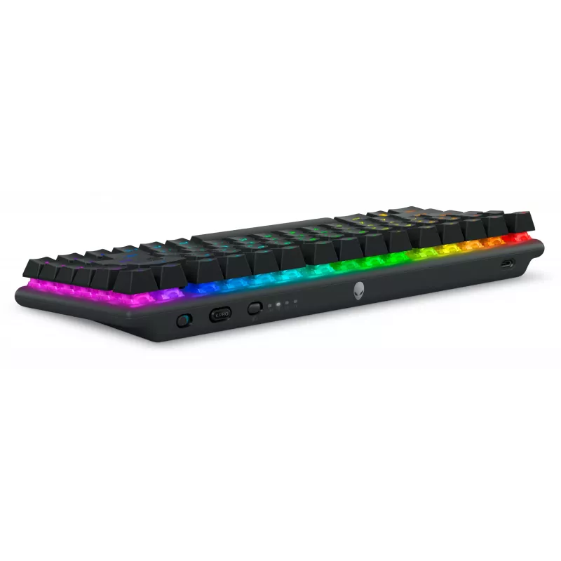 Alienware Pro Wireless Gaming klaviatūra USB + RF belaidis + Bluetooth juoda