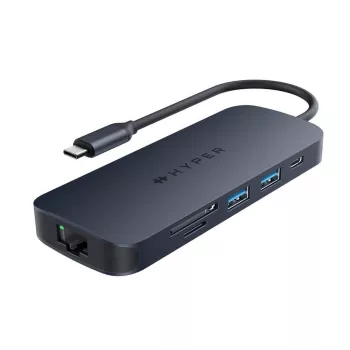 Targus HD4004GL USB Type-C dokų stotelė / prievadų kartotuvas mėlyna