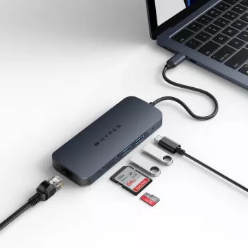 Targus HD4004GL USB Type-C dokų stotelė / prievadų kartotuvas mėlyna