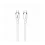 TARGUS Hyper 2m Silikoninis 240W USB-C įkrovimo laidas - Baltas