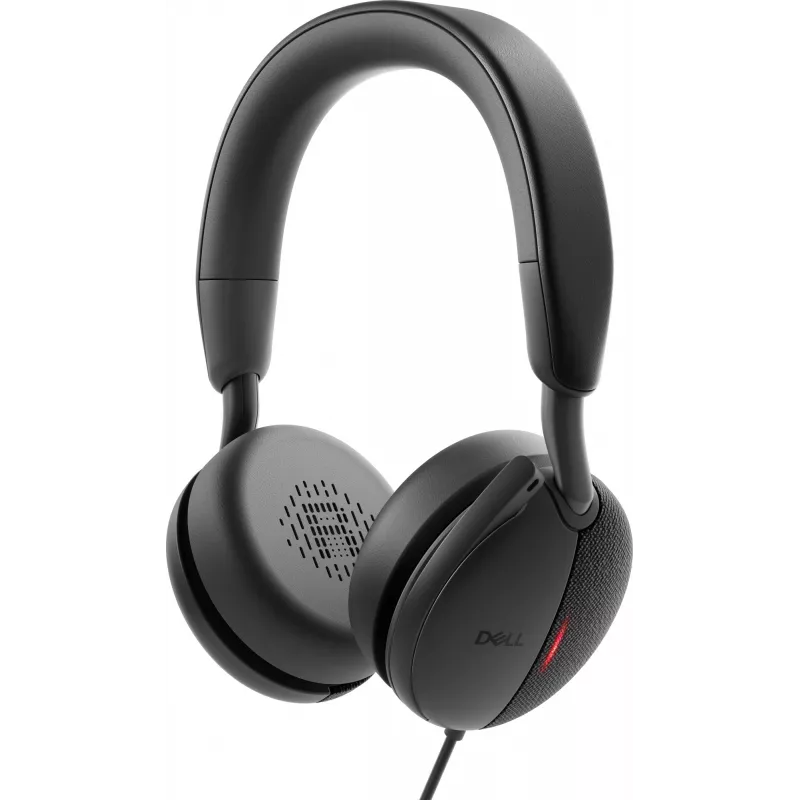 DELL Pro Plus laidinė ausinė su ANC - WH5024, laidinė, pokalbiams/muzikai, 20-20000 Hz, 189 g, ausinės, juoda