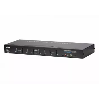 ATEN 8 prievadų USB DVI KVM jungiklis su garsu, QXGA 2048 x 1536, 4,53 W, juodas