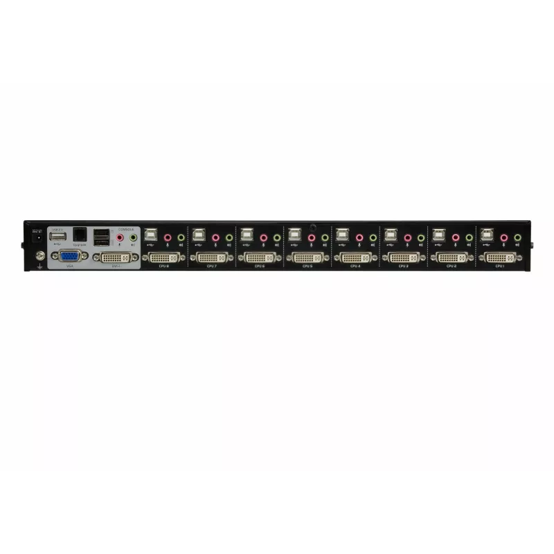ATEN 8 prievadų USB DVI KVM jungiklis su garsu, QXGA 2048 x 1536, 4,53 W, juodas