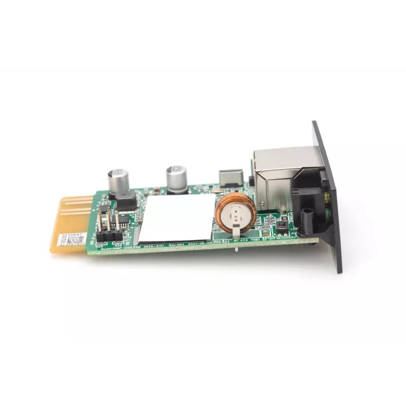 DIGITUS SNMP kortelė V2.0, skirta DIGITUS OnLine UPS stelažiniams modeliams DN-170xxx
