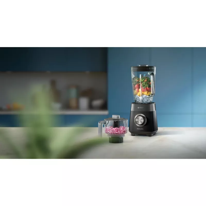 Philips 5000 serijos HR3032/00 blenderis 2 L stalinis blenderis 1200 W juodas
