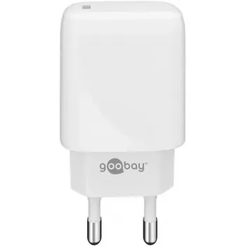 AC įkroviklis Goobay 65406 USB Type-C 5V ausinėms, nešiojamiesiems kompiuteriams, išmaniesiems telefonams