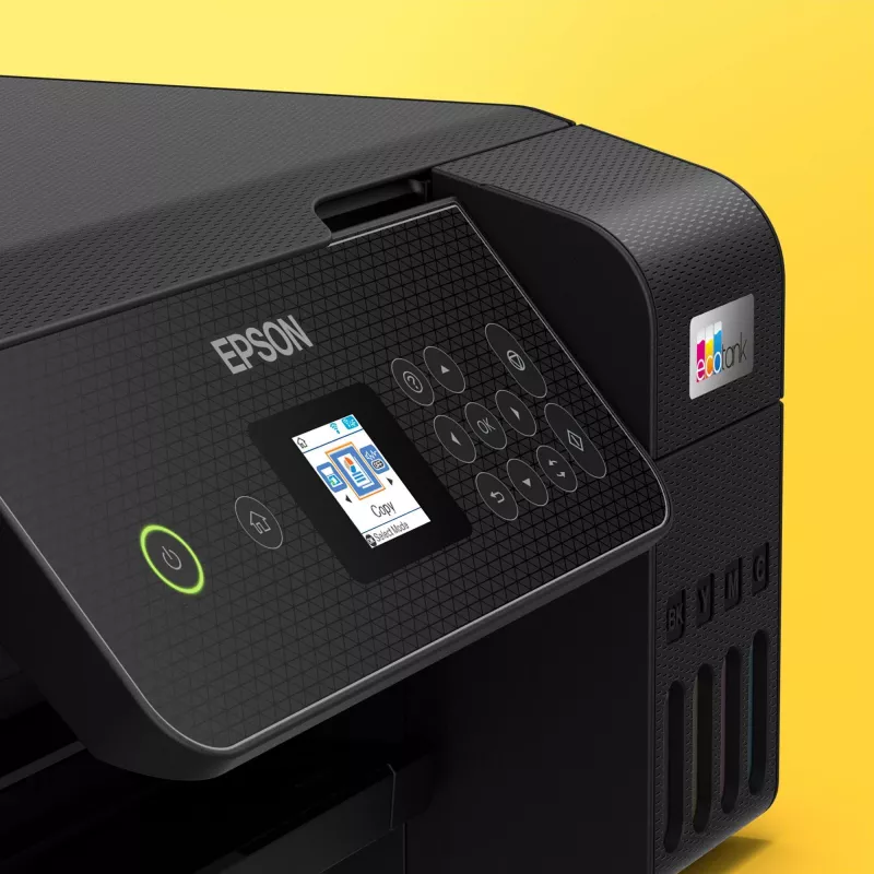 Daugiafunkcis spausdintuvas Epson EcoTank L3280 rašalinis spalvotas A4, 5760×1440 dpi, Wi-Fi, juodas