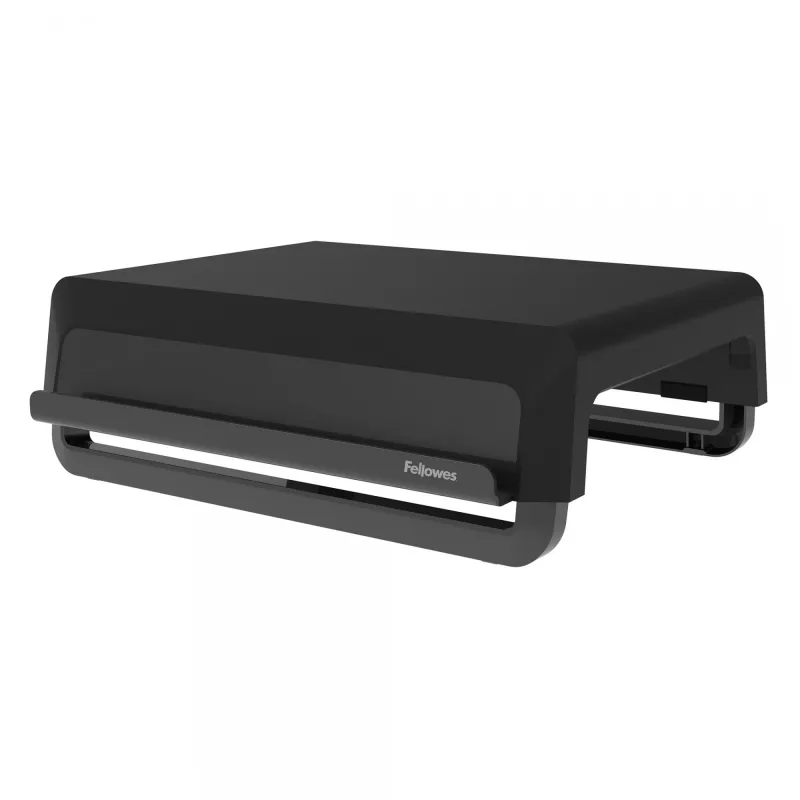 Fellowes Breyta monitorio stovas su 3 aukščio reguliavimais, kabelių tvarkymu, ergonomiškas, juodas