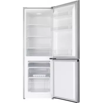 Laisvai pastatomas šaldytuvas Gorenje RK14EPS4 — 175 L bendras, šaldytuvas 122 L / šaldiklis 53 L, E klasė, pilka spalva