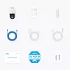 IP stebėjimo kamera Reolink TrackMix W760 4K, 8 MP, 3840×2160, Wi‑Fi ir Ethernet, PTZ (355° pasukimas, 90° pakreipimas), 30 m naktinis matymas, IP65
