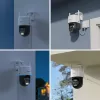 IP stebėjimo kamera Reolink TrackMix W760 4K, 8 MP, 3840×2160, Wi‑Fi ir Ethernet, PTZ (355° pasukimas, 90° pakreipimas), 30 m naktinis matymas, IP65