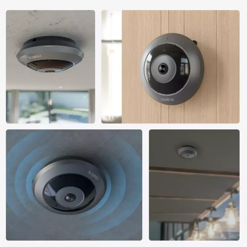 IP stebėjimo kamera Reolink W520 6MP Patalpų 360° vaizdas, 2560×2560, H.265, Wi‑Fi ir Ethernet