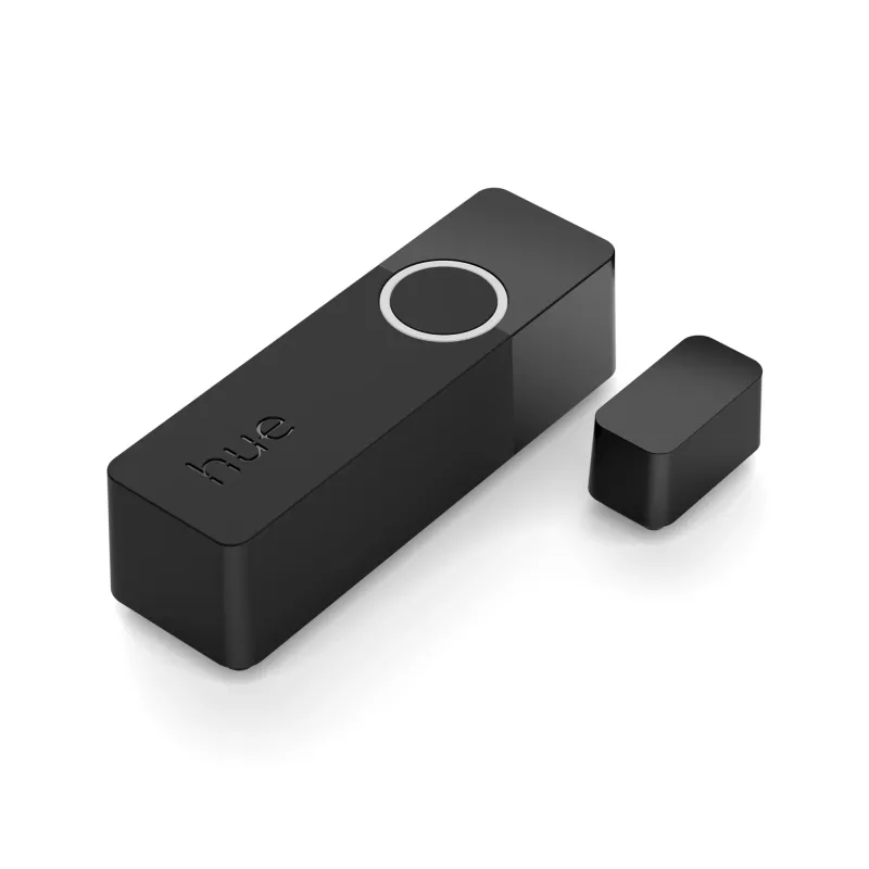 Philips Secure belaidis kontaktinis jutiklis, ZigBee, juodas, durims/langams, lipnus/sraigtinis montavimas