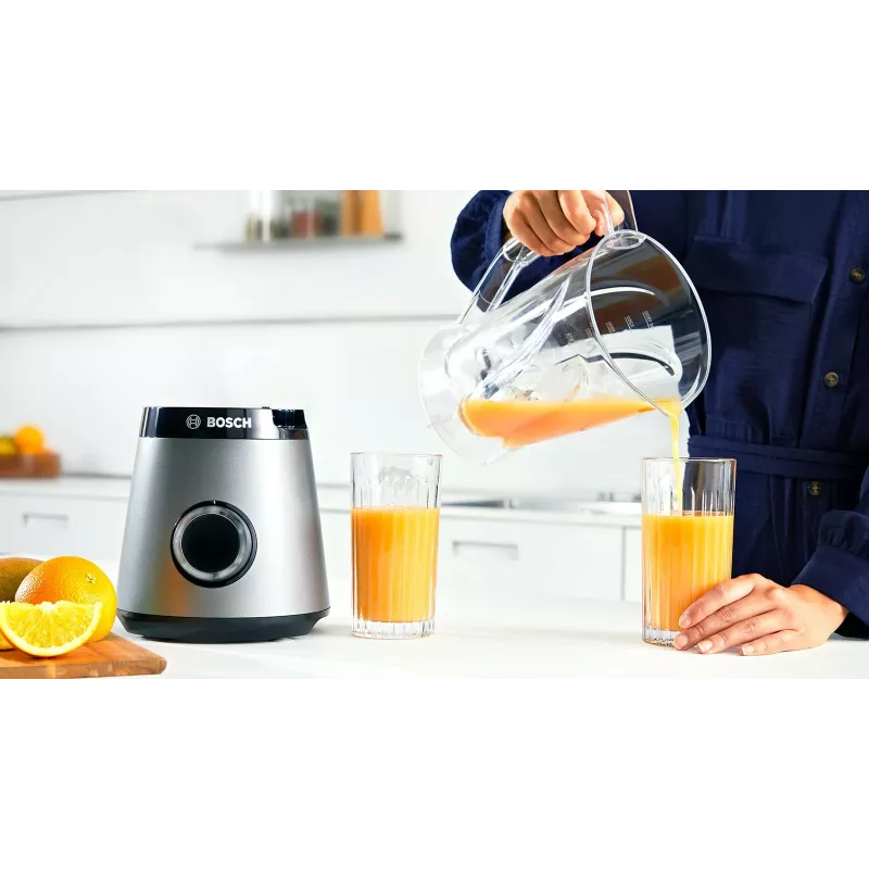 Bosch Serie 4 MMB6141S stalo blenderis 1,5 l 1200 W sidabrinis