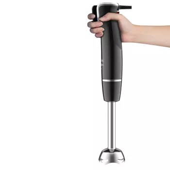 Virtuvinis blenderis Tefal HB9438 – rankinis blenderis su šildymu, 1000 W, 0,8 L dubuo, juodas