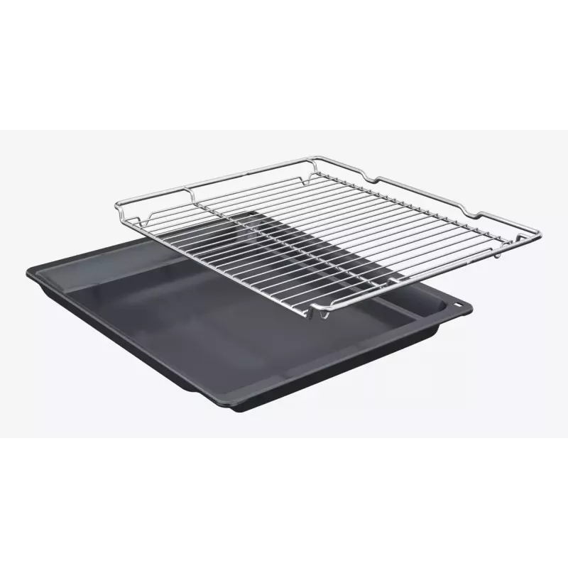 Įmontuojama orkaitė Bosch Serie 8 HBG7721B1 — elektrinė 71 l, pirolizinis valymas, jutiklinis valdymas, Wi‑Fi, halogeninė lempa, juoda