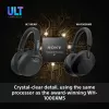 Sony ULT WEAR – Belaidės Bluetooth ausinės su ULT POWER SOUND, giliu bosu, triukšmo slopinimu, aiškiais pokalbiais, iki 30 val. baterija, iOS ir Android