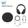 Sony ULT WEAR – Belaidės Bluetooth ausinės su ULT POWER SOUND, giliu bosu, triukšmo slopinimu, aiškiais pokalbiais, iki 30 val. baterija, iOS ir Android