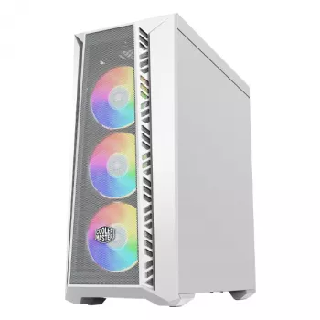 COOLER MASTER MasterBox Lite 520 Mesh Midi Tower Baltas korpusas