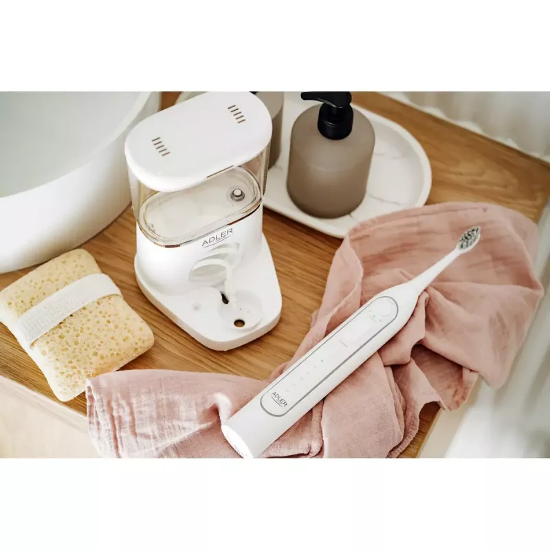 Dantų šepetėlis Adler 2-in-1 Water Flossing Sonic Brush AD 2180w