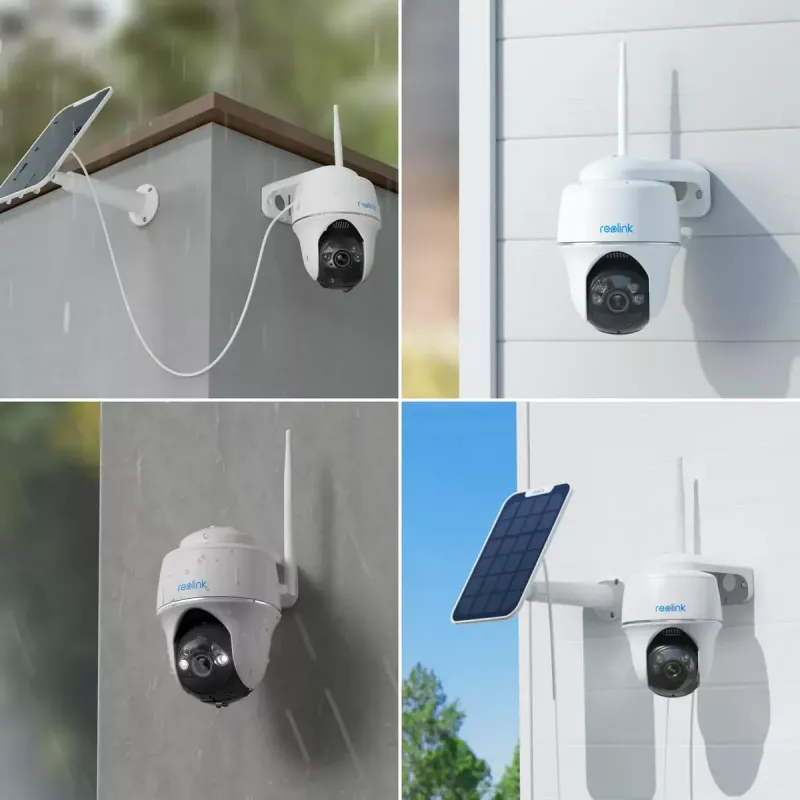 Belaidė IP stebėjimo kamera Reolink Argus Series B430 – 5 MP, baterija/saulės energija 6000 mAh, kupolinė, vidaus/ lauko, PIR, 355° pasukimas, 140° pakreipimas