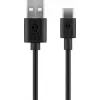 Įkroviklis GOOBAY 45298 – universalus USB 5V 1m, AC 100–240V, 5 W, juodas