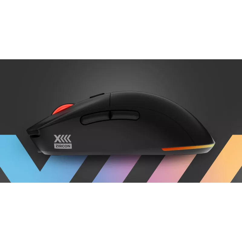GENESIS Zircon XIII pelė žaidimams Ambidextrinė RF belaidė + USB Type-C optinė 26000 DPI